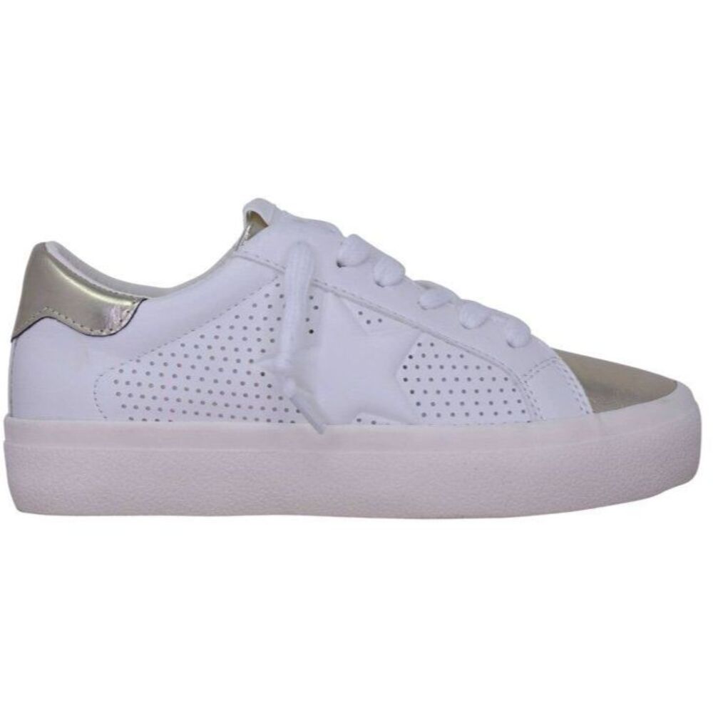 Women's Vintage Havana IVY Ro Vint White IVY 2/WHT Size 6.5 Gold Star Retro